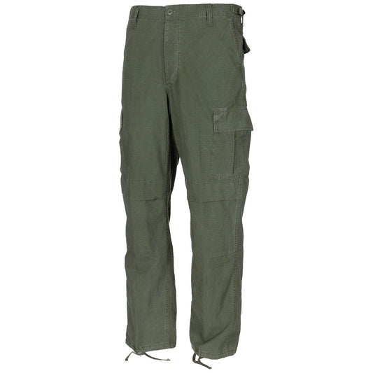 US Kampfhose, BDU, Rip Stop,oliv-stonewashed