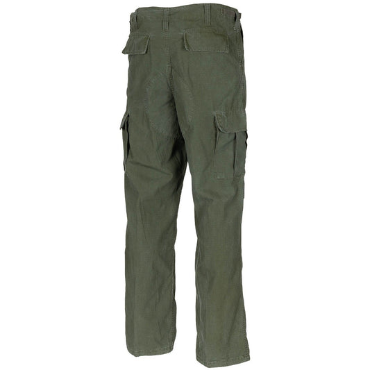 US Kampfhose, BDU, Rip Stop,oliv-stonewashed