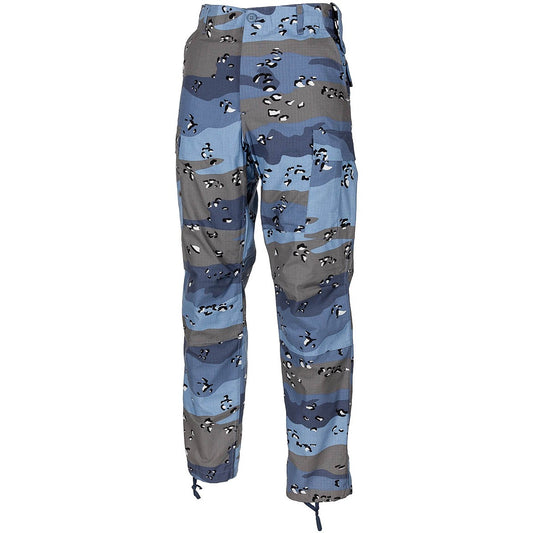 US Kampfhose, BDU, Rip Stop,chocolate chip blue camo