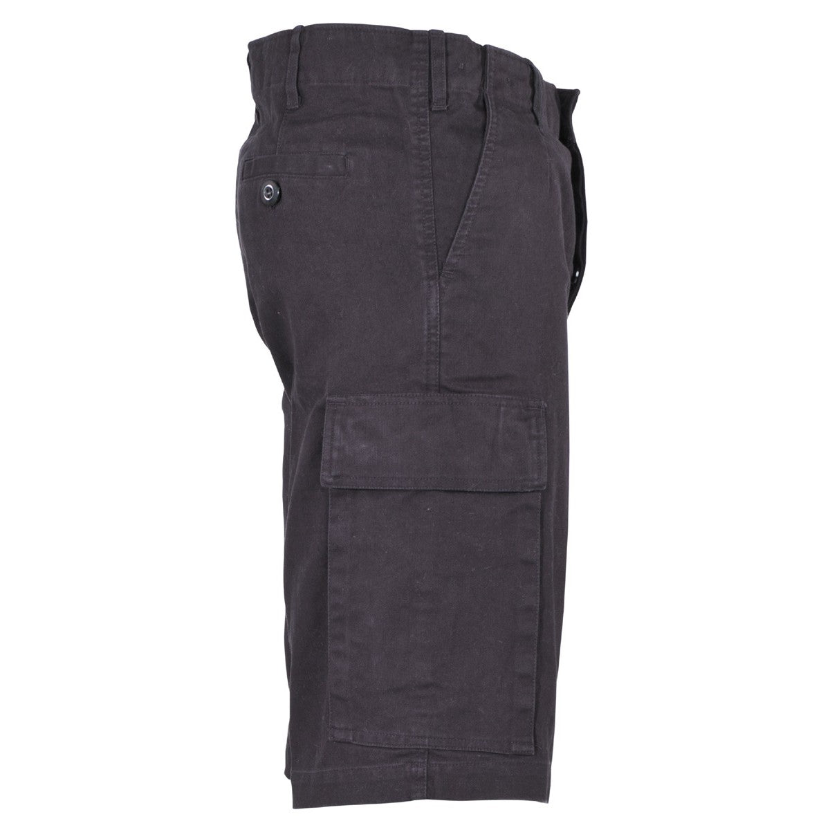 BW Moleskin Bermuda, schwarz-stonewashed