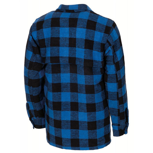 Holzfällerhemd,blau-schwarz, kariert