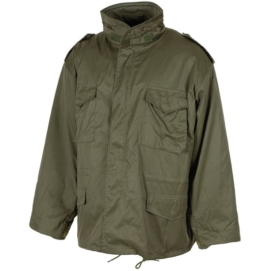 US Feldjacke M65, oliv,m. auskn. Steppfutter