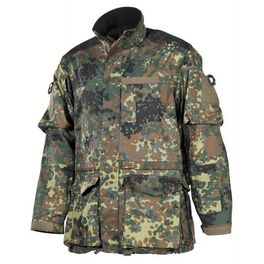 BW Kampfjacke, Einsatz/Übung,lang, flecktarn