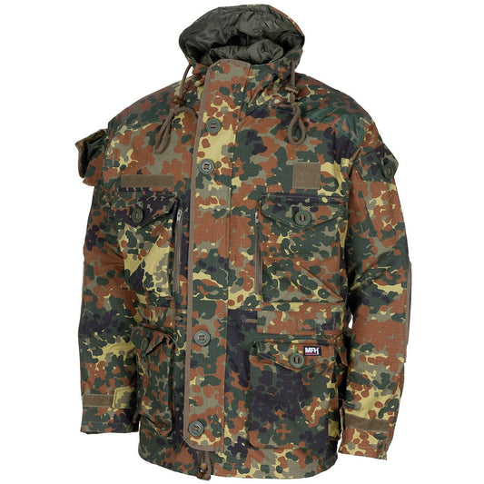 Kommandojacke, "Smock",Rip Stop, flecktarn