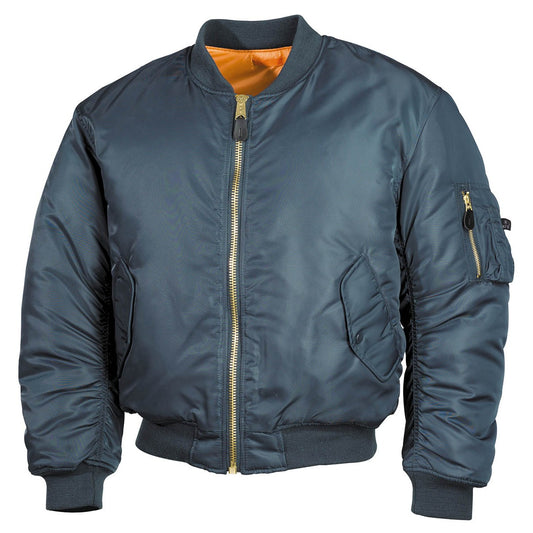 US Pilotenjacke MA1,alphablau