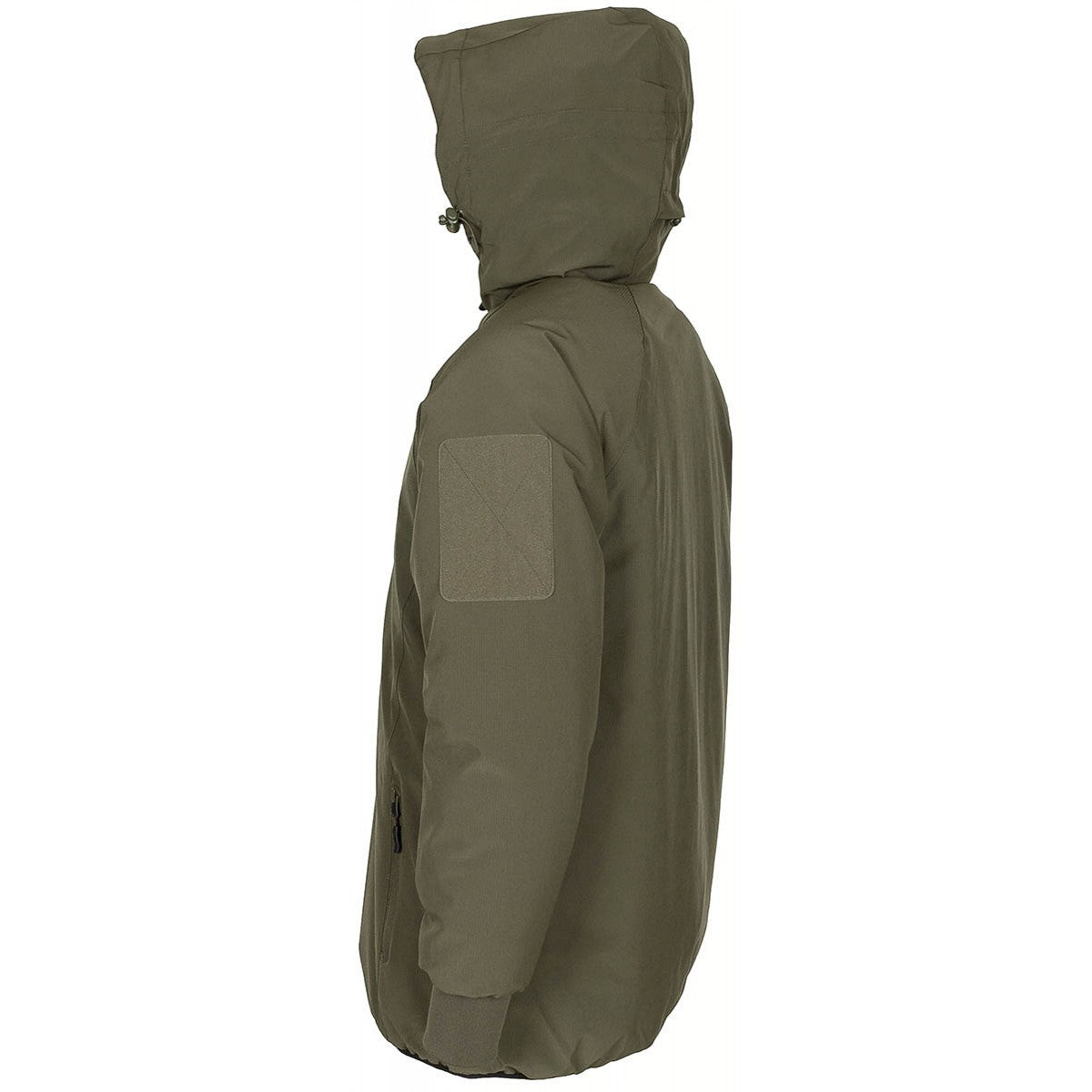 Thermojacke, wendbar,oliv/schwarz