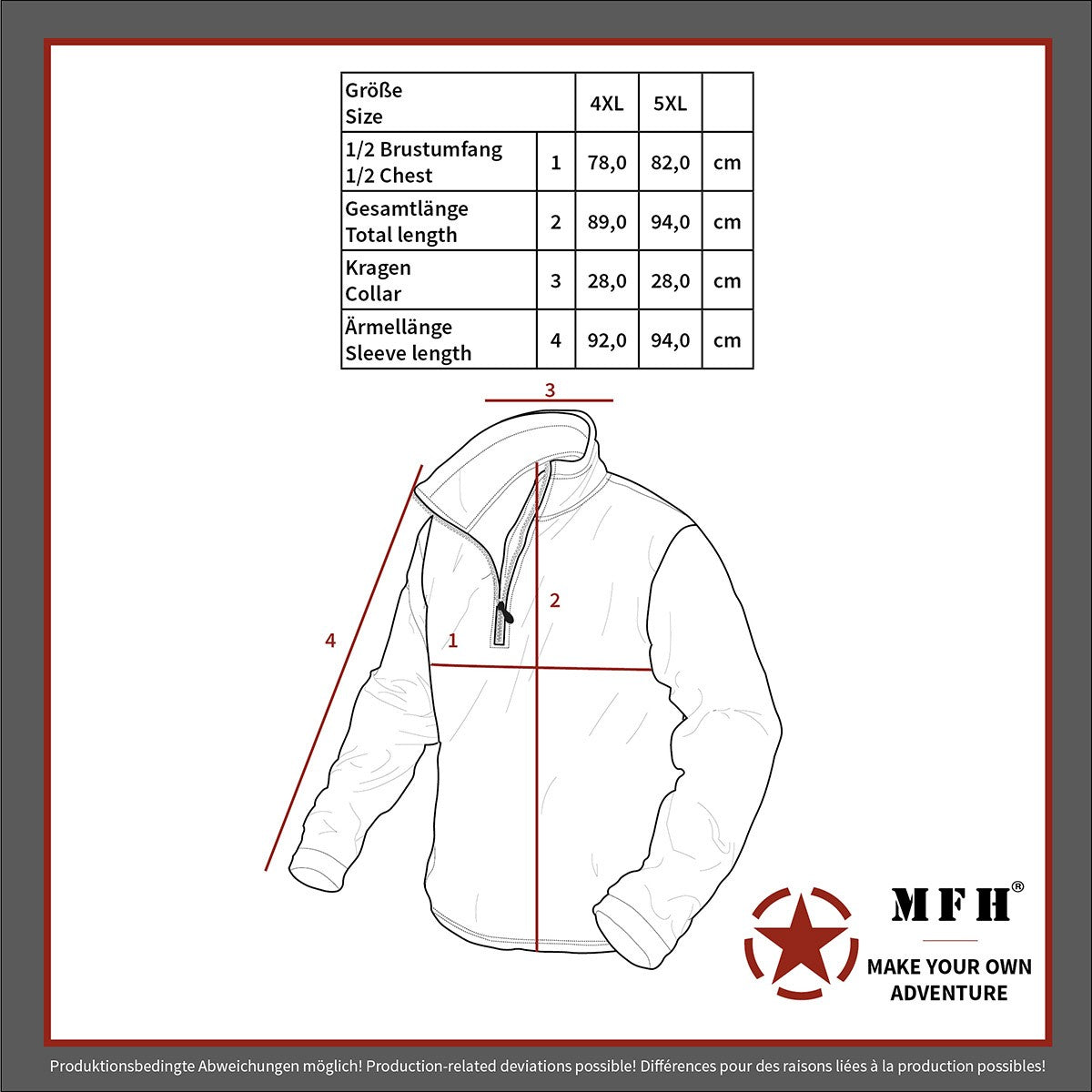 Brit. Thermojacke, schwarz, Lightweight, große Größen