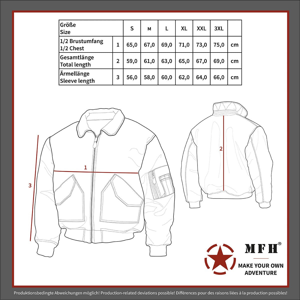 US CWU Pilotenjacke, schwarz,schwere Ausführung