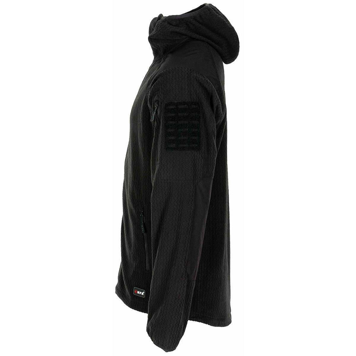 Fleece-Jacke, "ViperGrid",schwarz