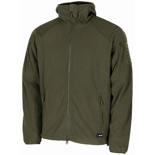 Fleece-Jacke, "ViperGrid",oliv