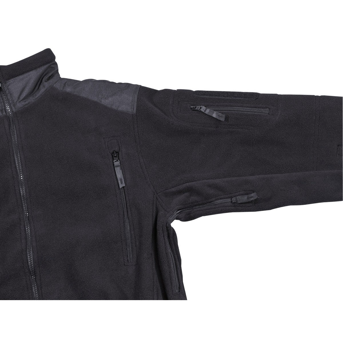 Fleece-Jacke, "Heavy-Strike",schwarz
