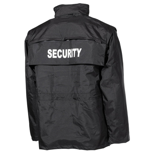 Jacke, "Security", schwarz,wasserdicht, antistatisch