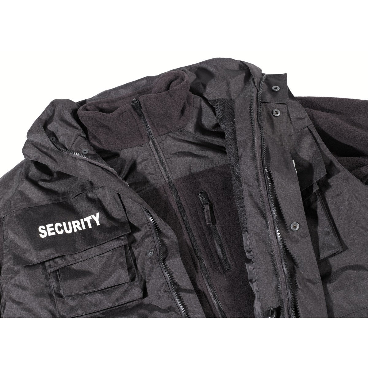 Jacke, "Security", schwarz,wasserdicht, antistatisch