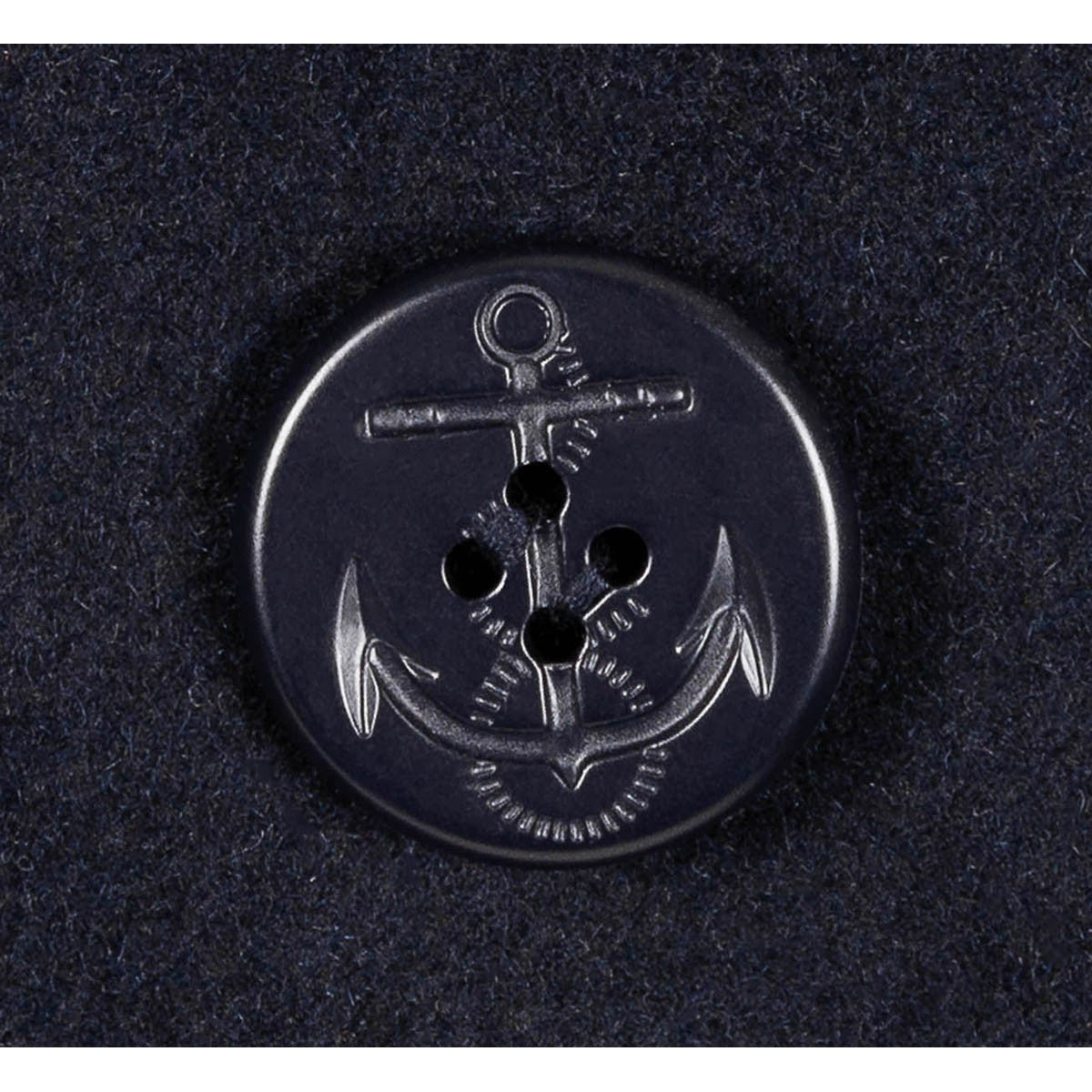 US Pea Coat, blau,mit blauen Knöpfen