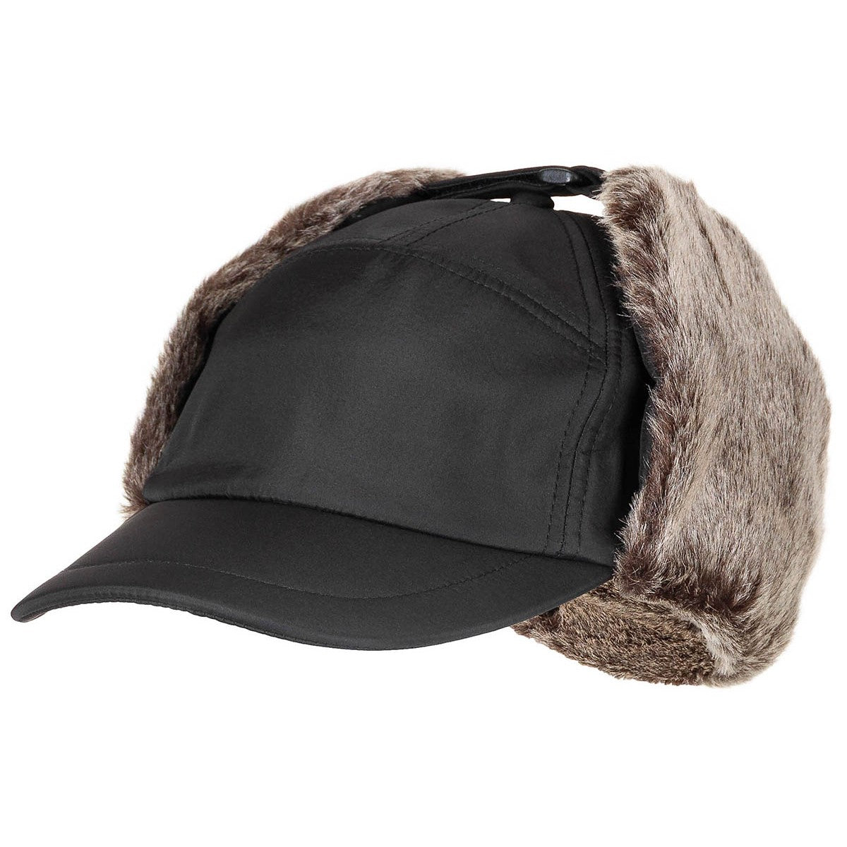 Winter Cap, "Trapper",schwarz