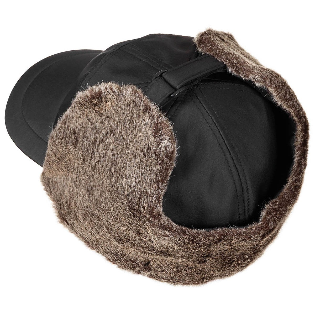 Winter Cap, "Trapper",schwarz