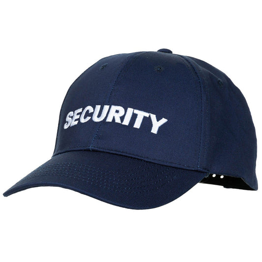 US Cap, blau,bestickt, "Security"
