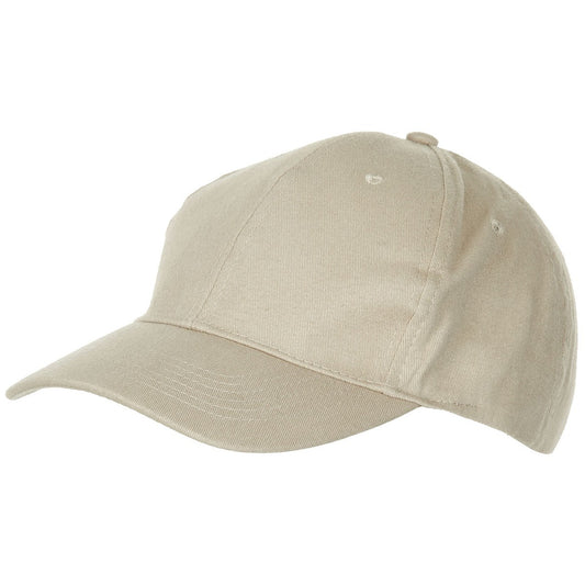 BB Cap, flach, khaki,gebürstet