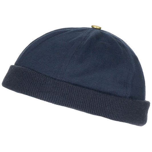 Cap, ohne Schild, blau,Klettverschluss