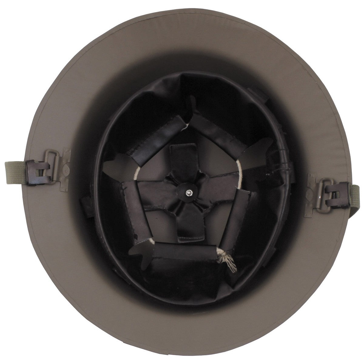 Brit. Tellerhelm, "Tommy",WW II, oliv