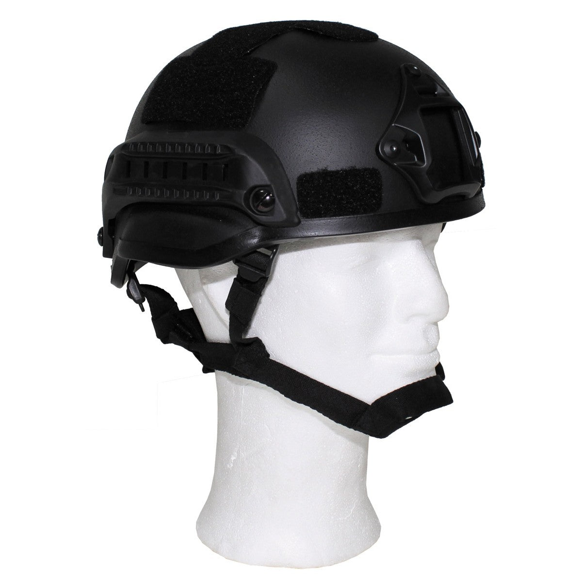 US Helm, "MICH 2002", Rails,schwarz, ABS-Kunststoff