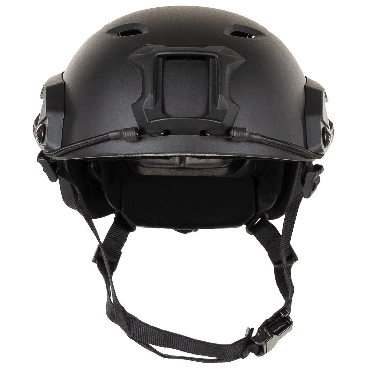 US Helm, FAST-Fallschirmjäger,schwarz, Rails, ABS-Kunststoff
