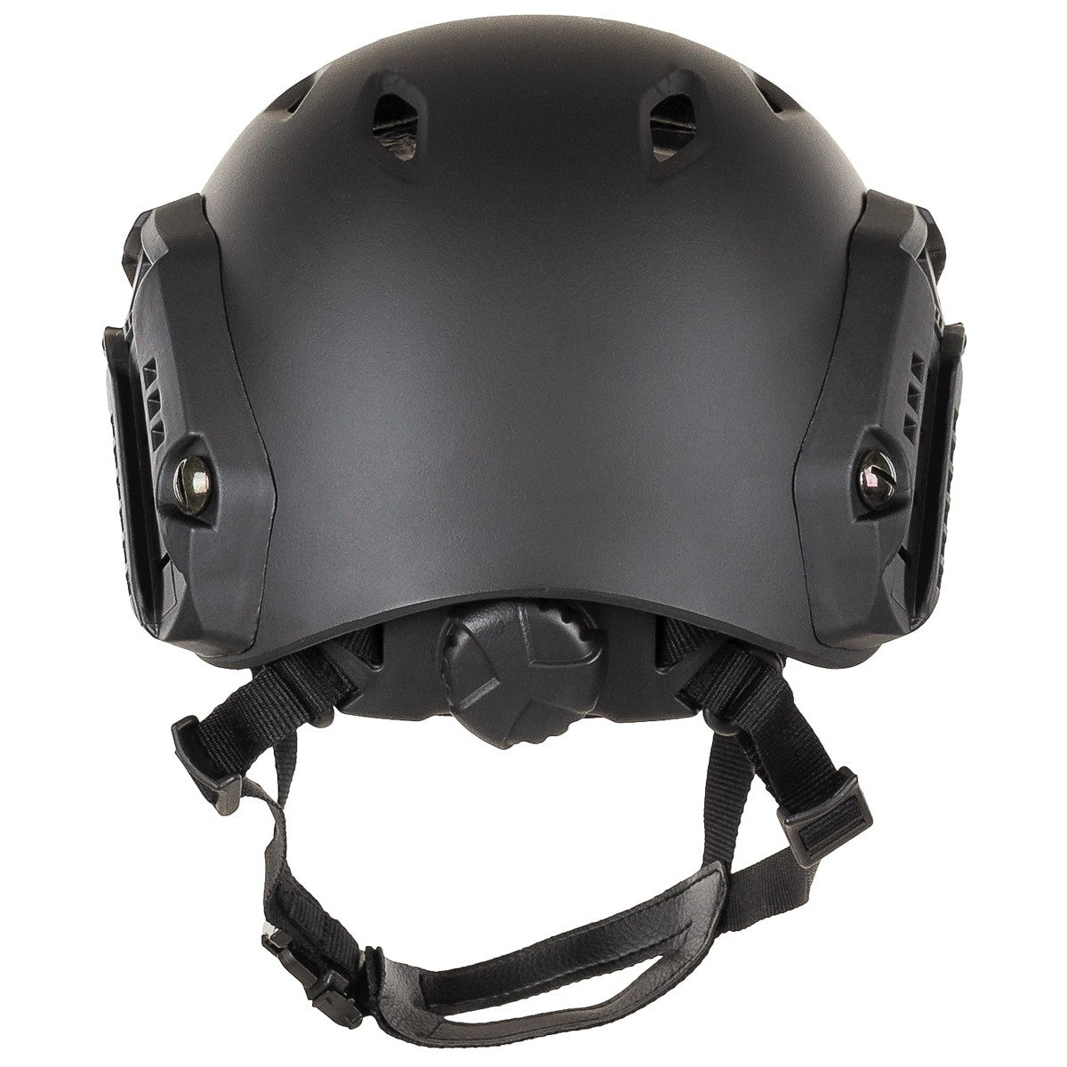 US Helm, FAST-Fallschirmjäger,schwarz, Rails, ABS-Kunststoff