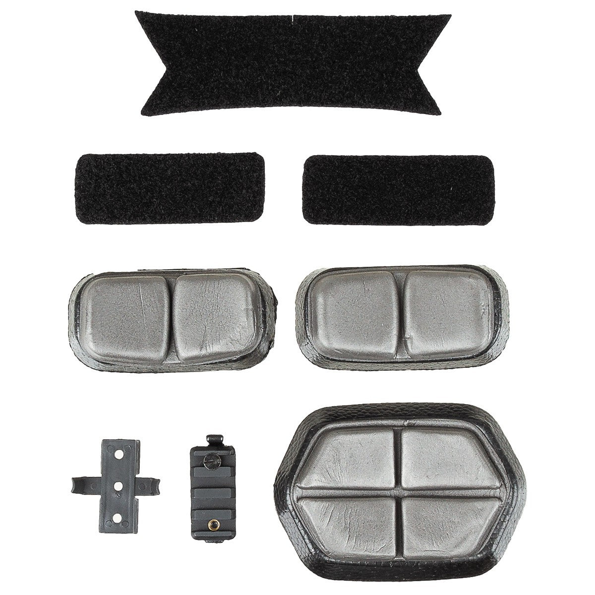 US Helm, FAST-Fallschirmjäger,schwarz, Rails, ABS-Kunststoff