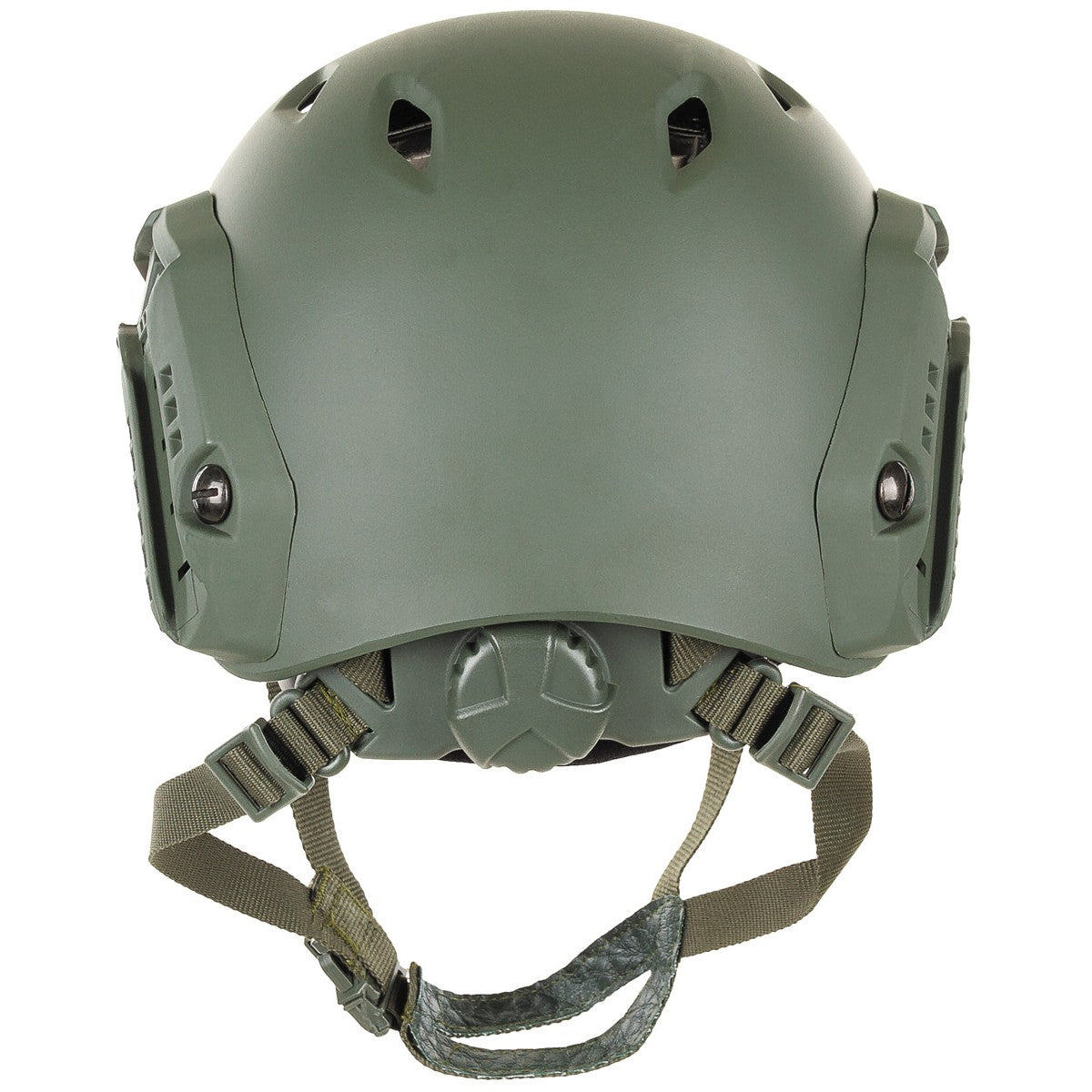 US Helm, FAST-Fallschirmjäger,oliv, Rails, ABS-Kunststoff