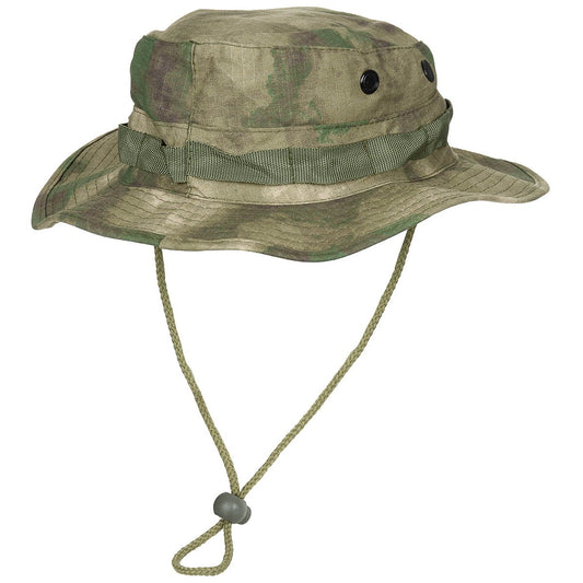 US GI Buschhut, mit Kinnband, GI Boonie, R/S, HDT-camo FG