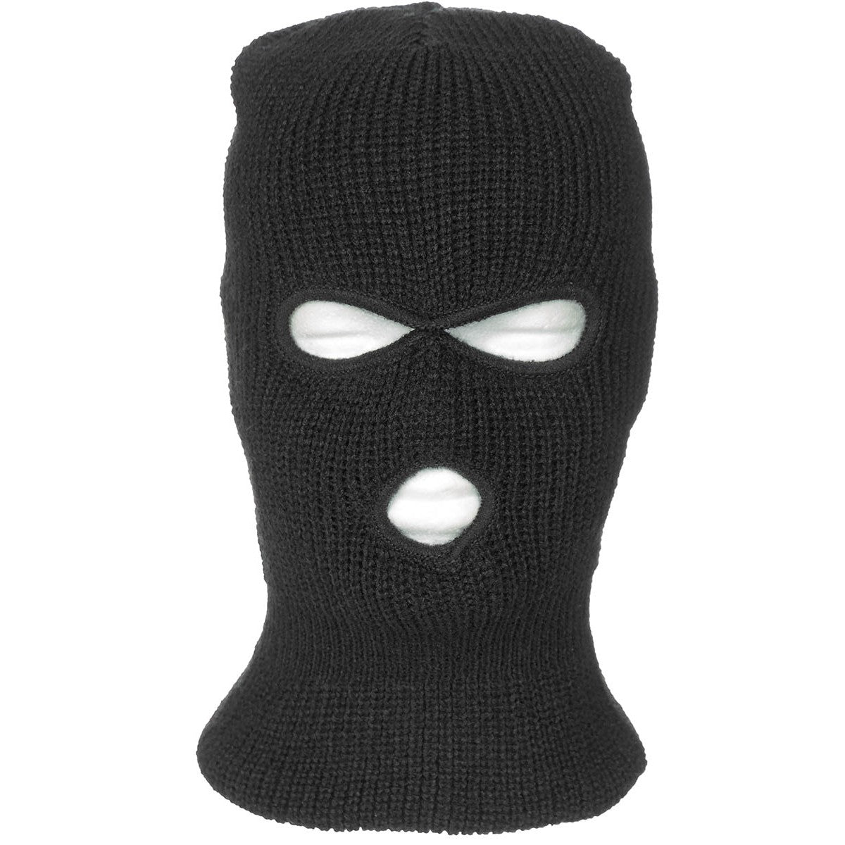 Balaclava, 3-Loch, Polyacryl,schwarz