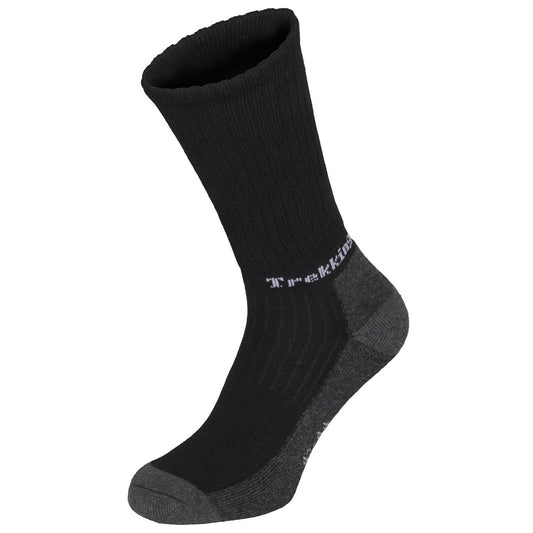 Trekkingsocken, "Lusen",schwarz, Frotteesohle