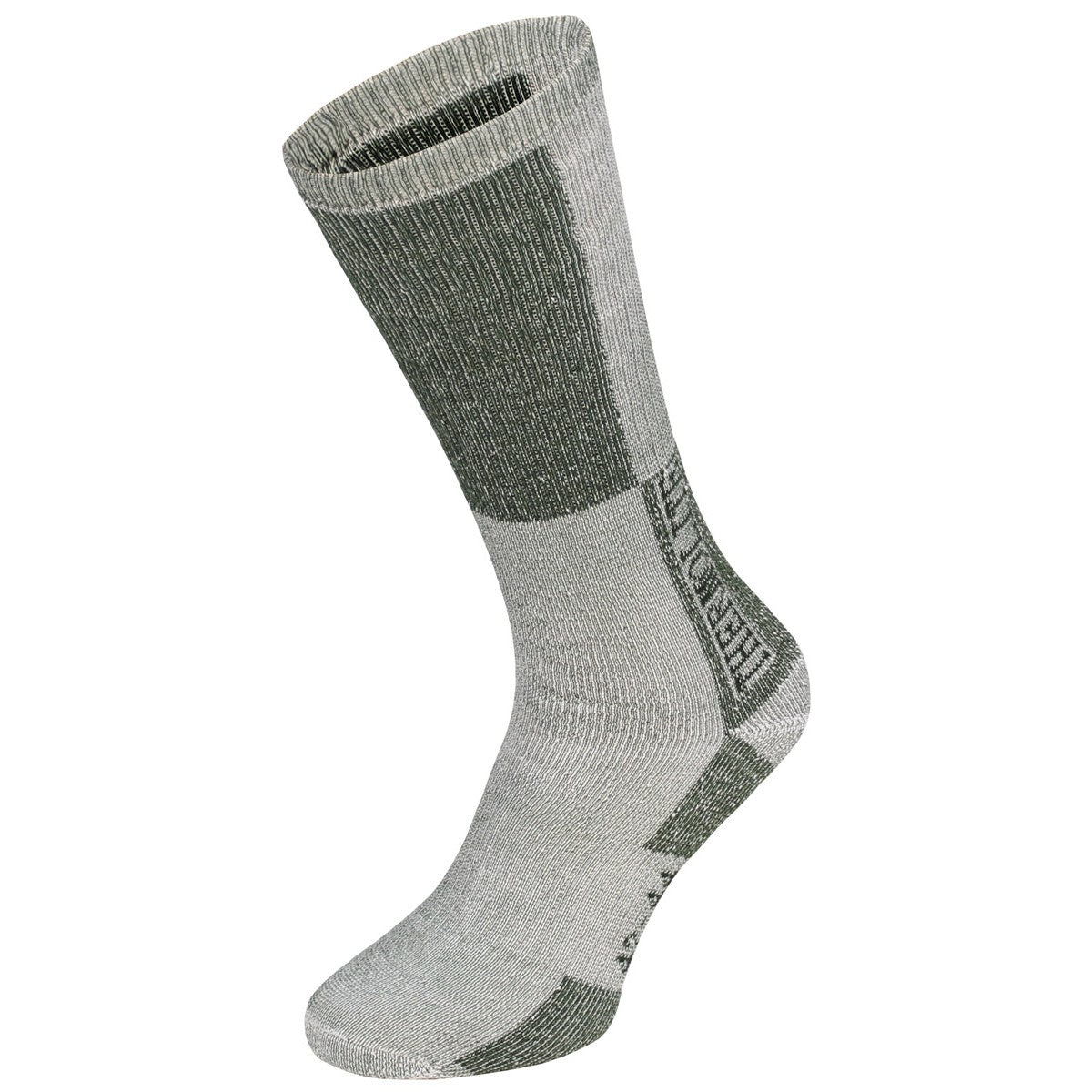 Wintersocken, "Polar",oliv-weiß