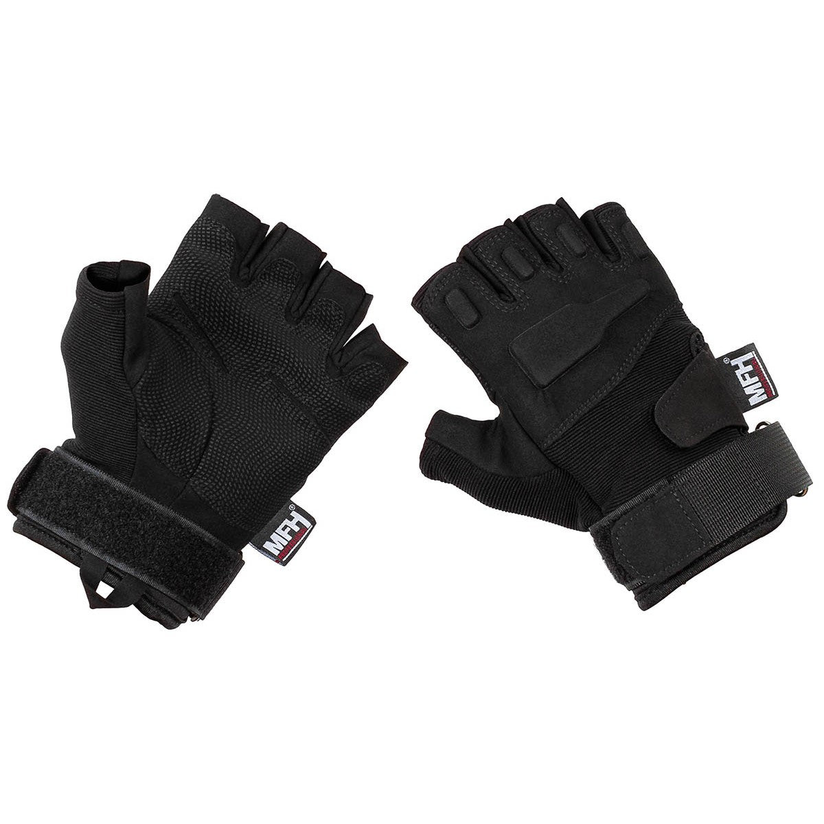 Tactical Handschuhe,"Pro",ohne Finger, schwarz