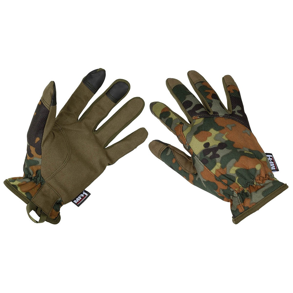 Fingerhandschuhe, flecktarn,Lightweight