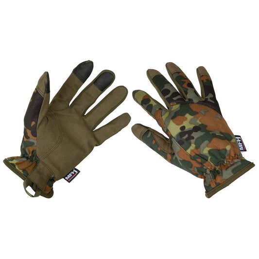 Fingerhandschuhe, flecktarn,Lightweight