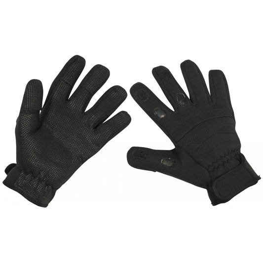 Fingerhandschuhe, "Combat",Neopren, schwarz