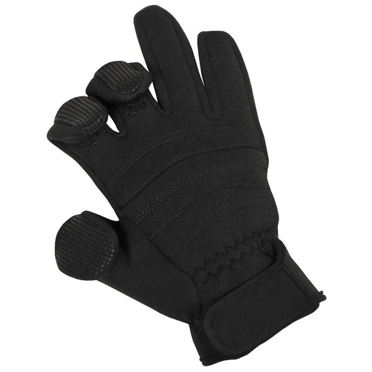 Fingerhandschuhe, "Combat",Neopren, schwarz
