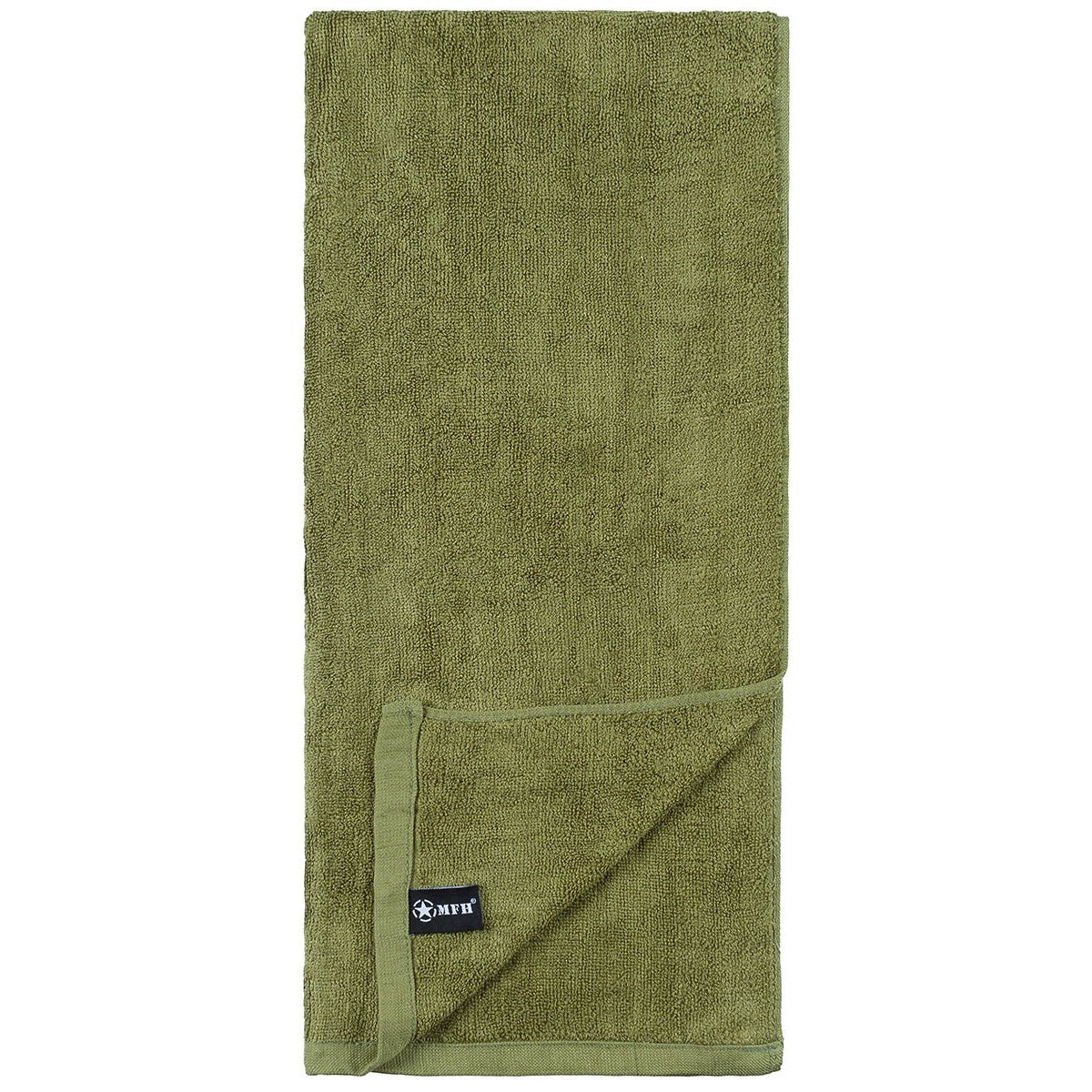 Handtuch, Frottee, oliv,ca. 110 x 50 cm