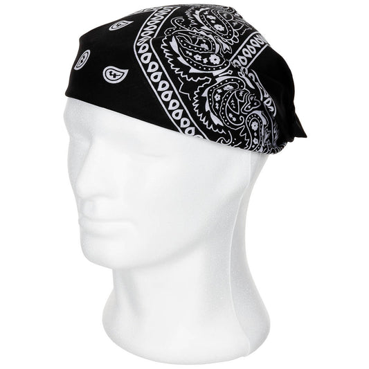Bandana, schwarz-weiß,ca. 55 x 55 cm, Baumwolle