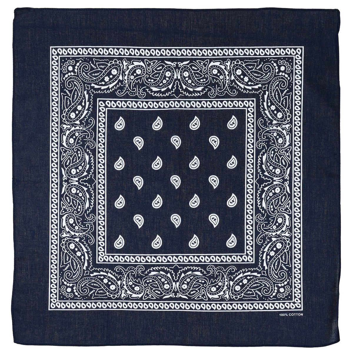 Bandana, navyblau-weiß,ca. 55 x 55 cm, Baumwolle