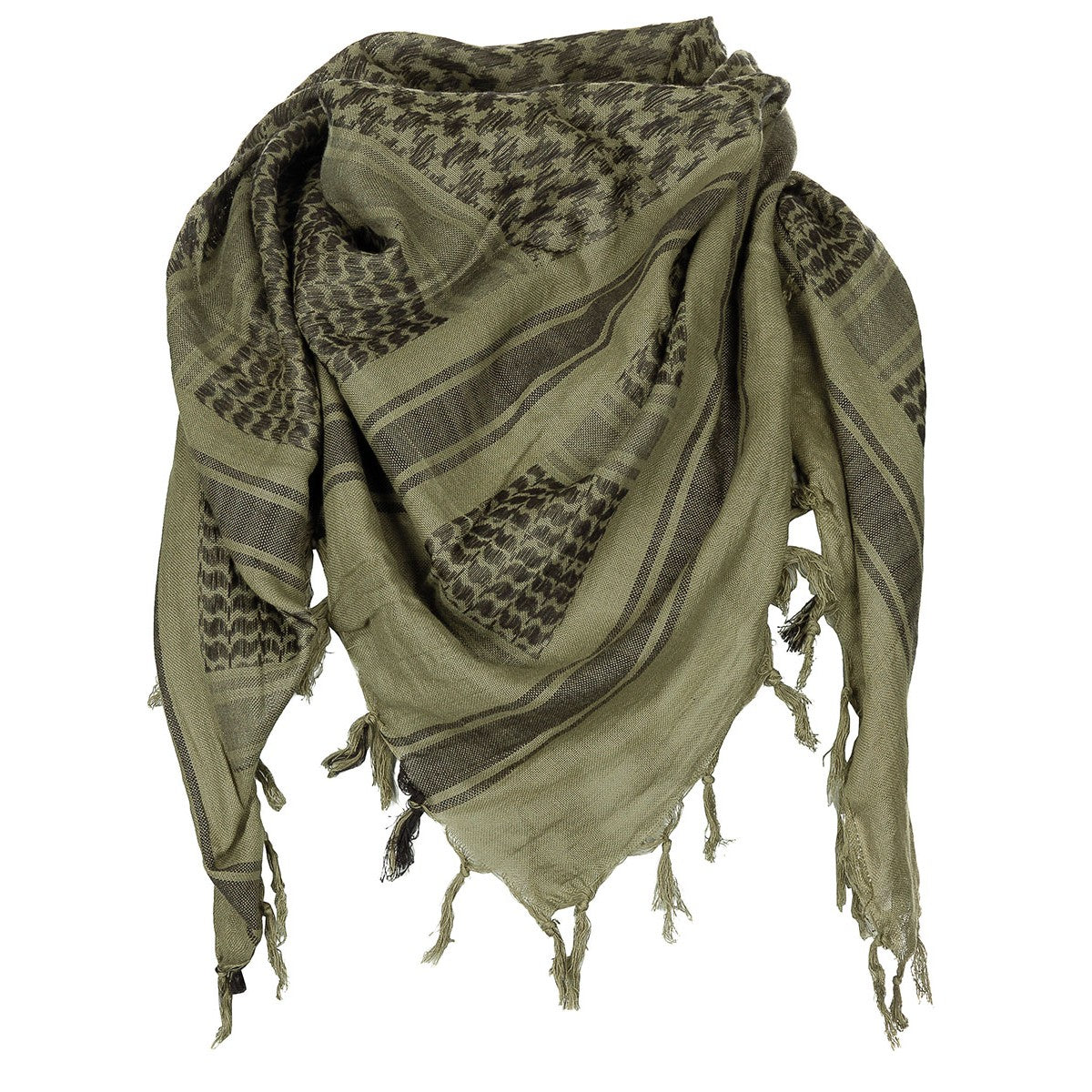 Halstuch, "Shemagh",Supersoft, oliv-schwarz