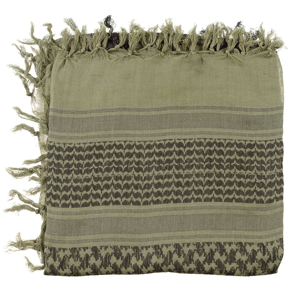 Halstuch, "Shemagh",Supersoft, oliv-schwarz