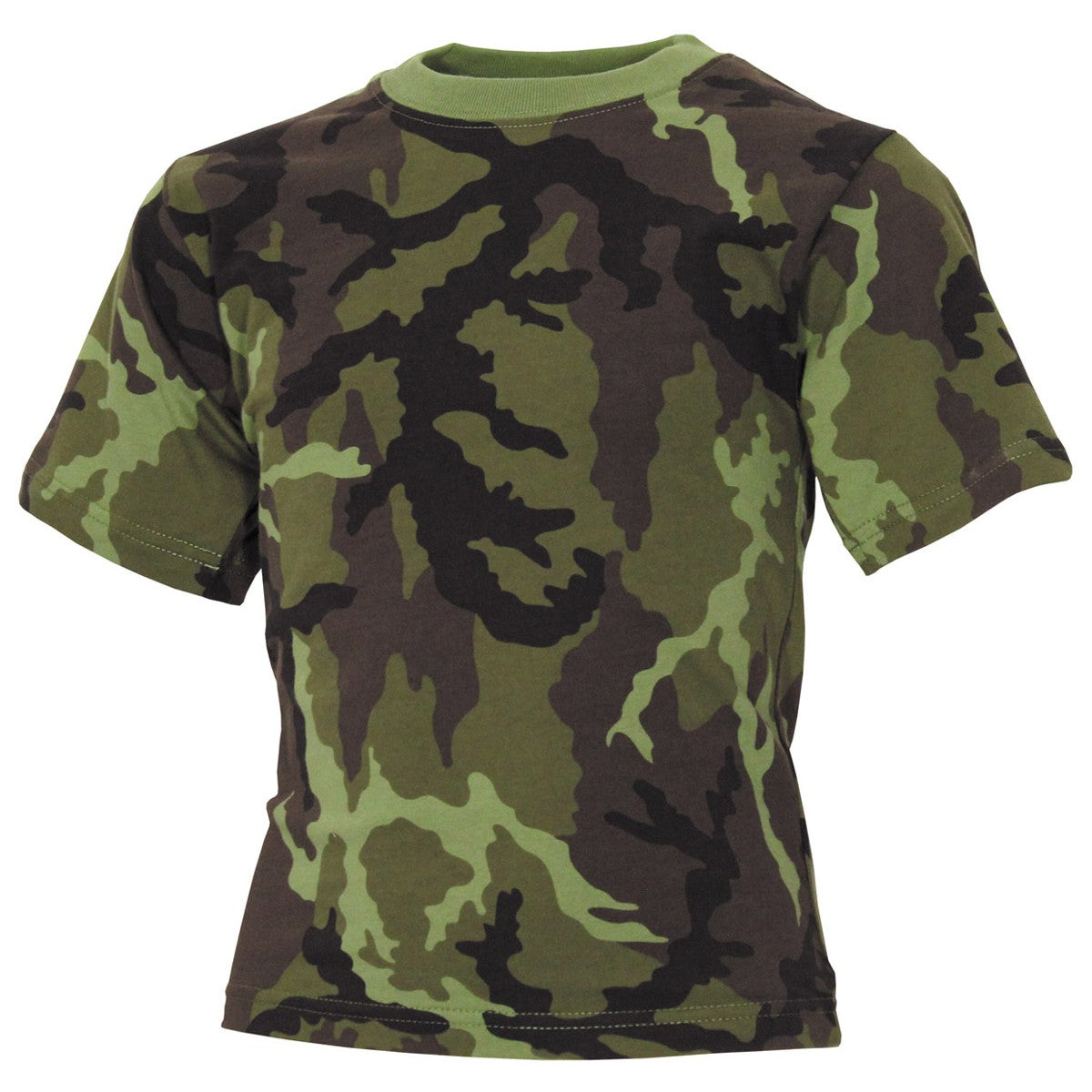 Kinder T-Shirt, M 95 CZ tarn,halbarm, 170 g/m²