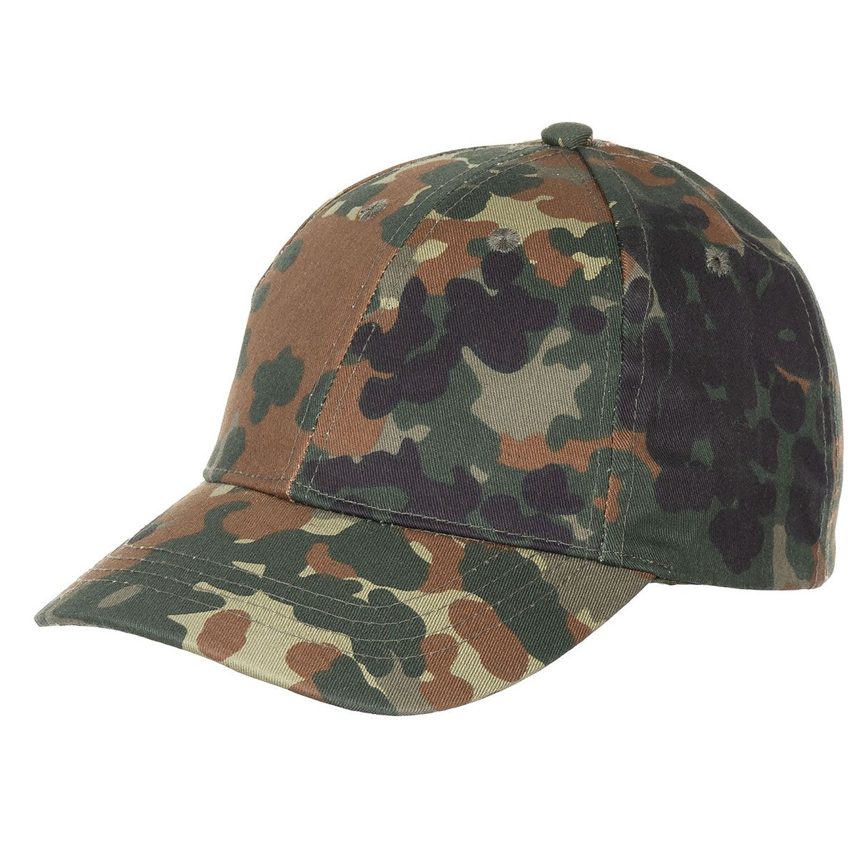 Kinder BB Cap, mit Schild,größenverstellbar, flecktarn