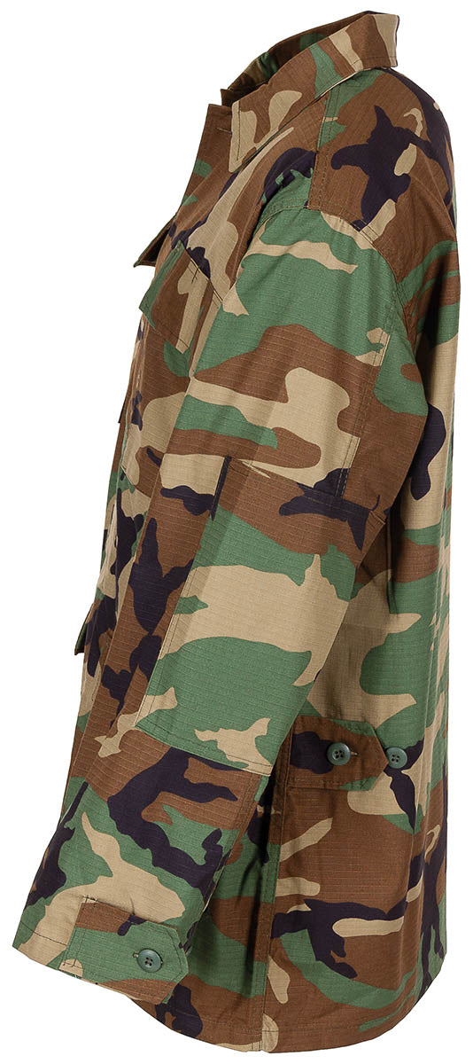 US BDU Feldjacke, Rip Stop,woodland