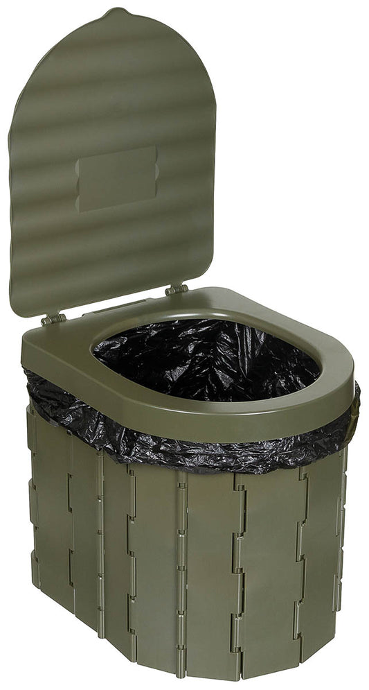 Campingtoilette, faltbar,oliv