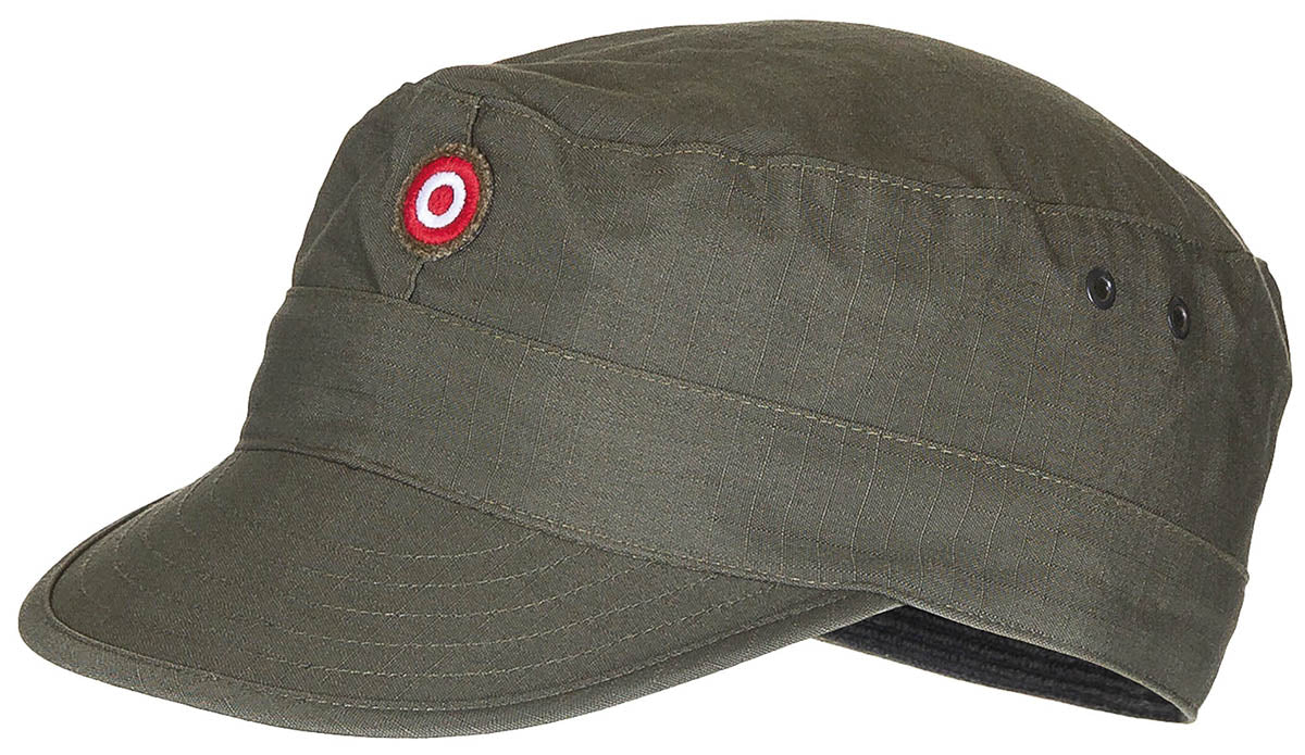 Österr. Kampfanzugskappe,Rip Stop, KAZ03, oliv, neuw.