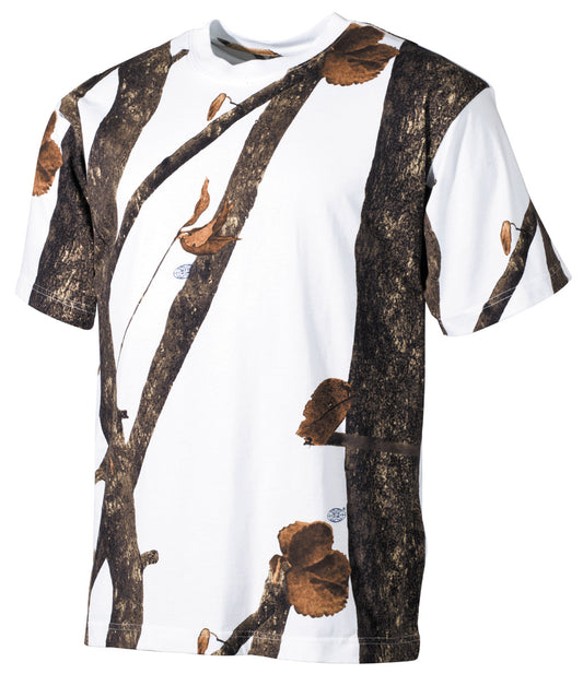 US T-Shirt, halbarm,hunter-snow, 170 g/m²