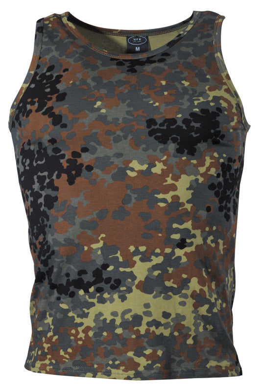 US Tarn Tank-Top, flecktarn,170 g/m²